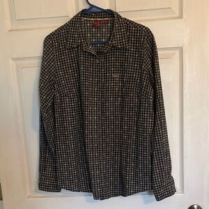 Cruel Girl black and White Floral Shirt